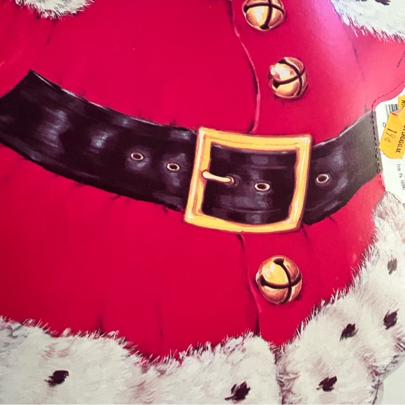 Vintage Santa & bag of toys Christmas large 22” Diecut made in USA doubl… - Picture 5 of 9